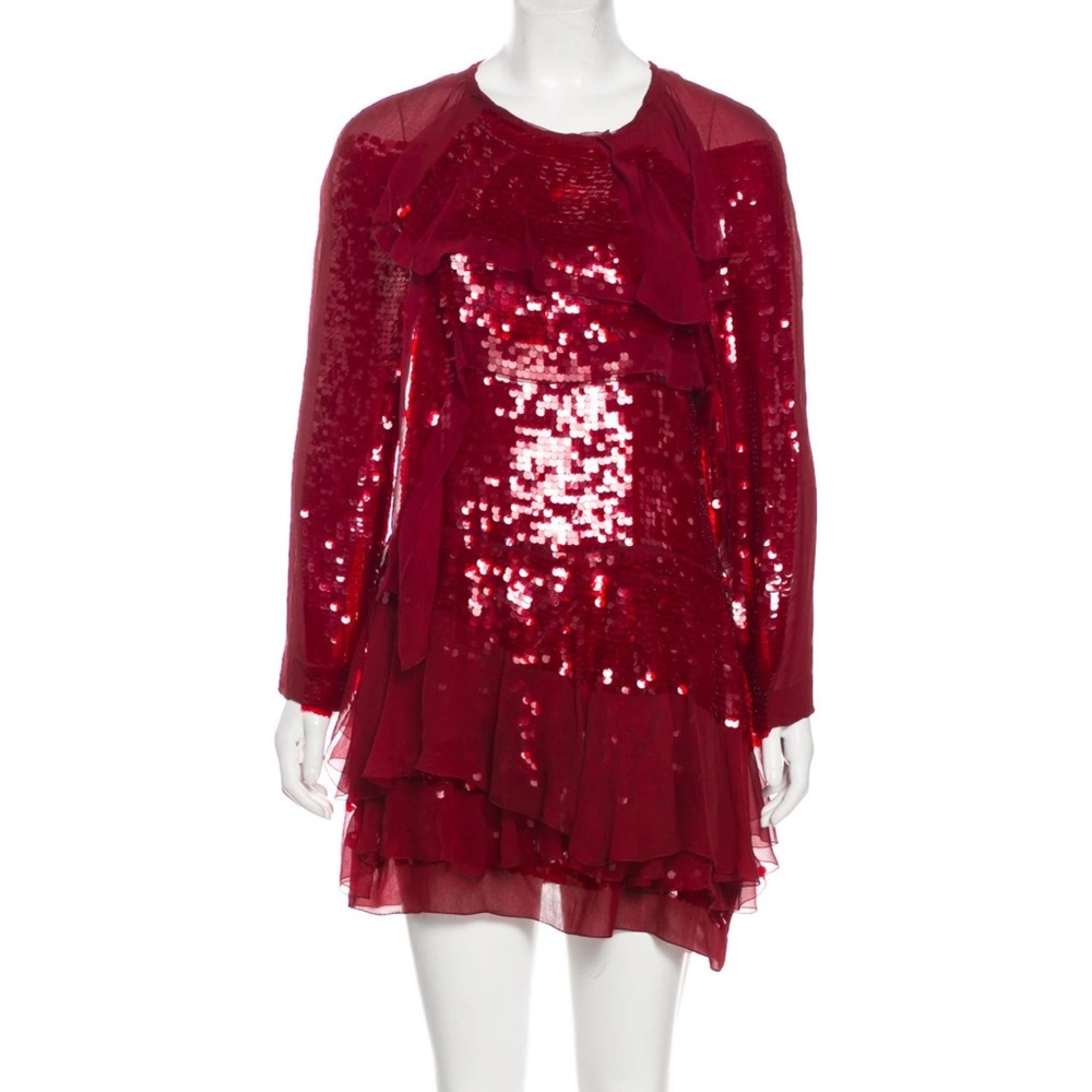 LANVIN-authentic Sequin Mini Dress
Size: S
